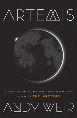 Andy Weir Artemis original cover