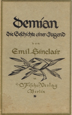 Hermann Hesse Demian original cover