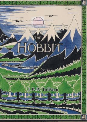 J.R.R. Tolkien Hobbit original cover
