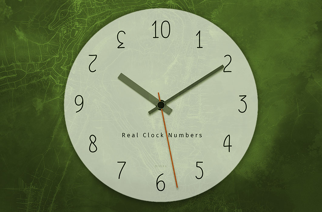 Real Clock Numbers