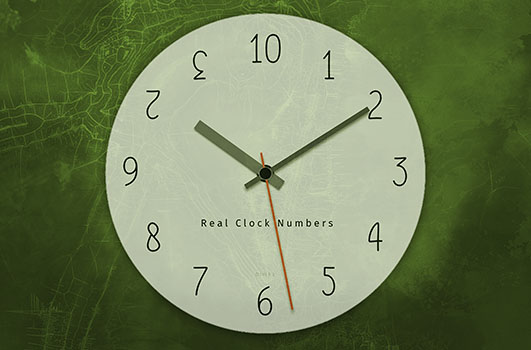 Real Clock Numbers