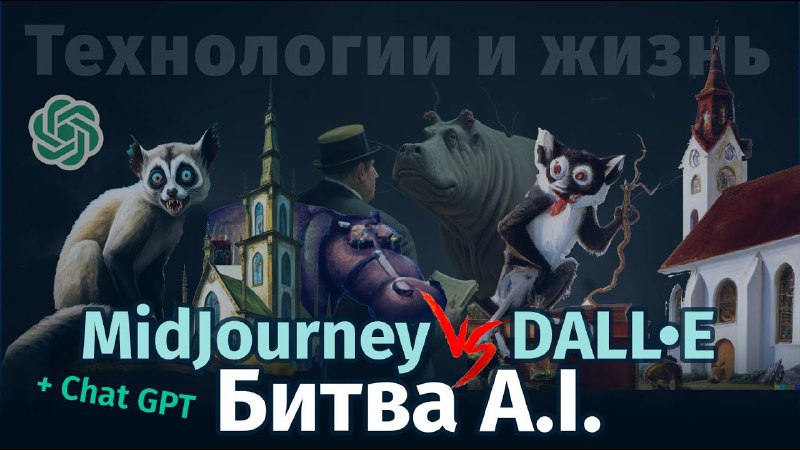 Битва искусственных интеллектов + Chat GPT • СОЗДАËМ КАРТИНЫ
